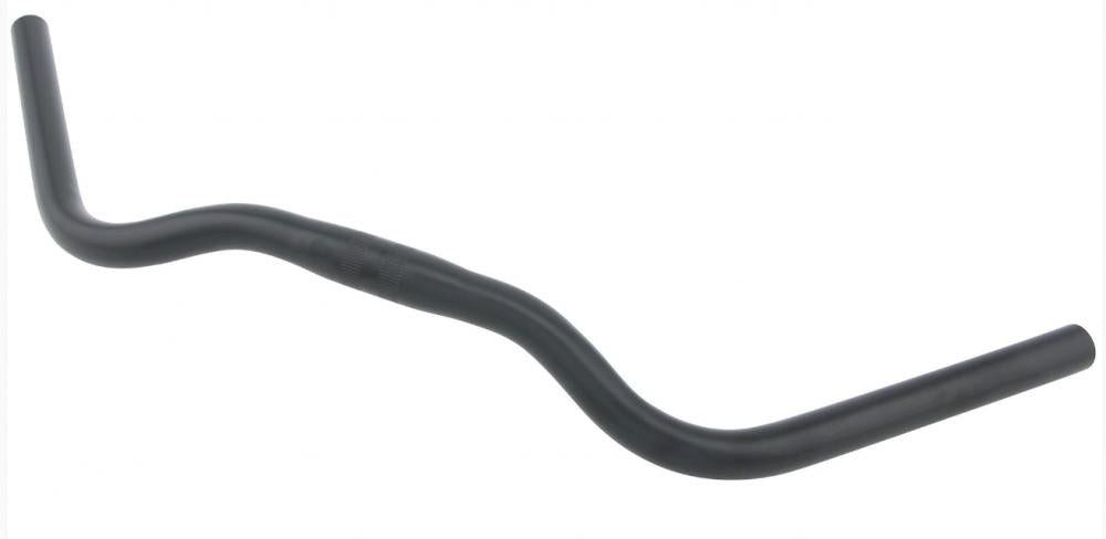 Ergotec Fahrradlenker Ergotec Trekking Lenker 590 mm breit, 35 mm hoch, 47° Biegung, Ø 25,4