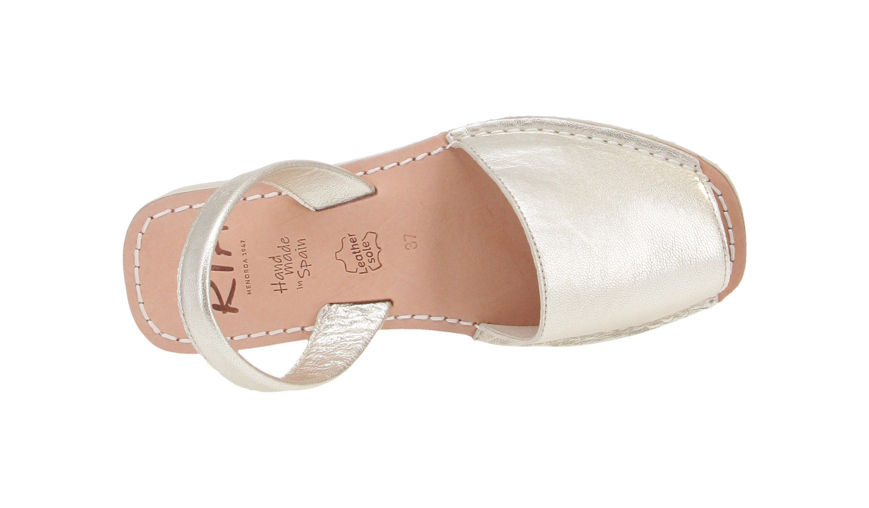 Ria Menorca 22950 Plataforma Berlin-MetalgrainPearl-37 Sandale