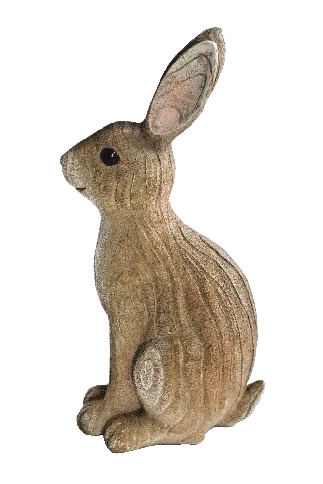 Kaufhaus le petit Osterhase Deko Hase Hasen Oster Tier Garten Figur Skulptur Ei Osterei Objekt, Dekofigur Dekoskulptur Dekoobjekt aus Polyresin (Kunststein)