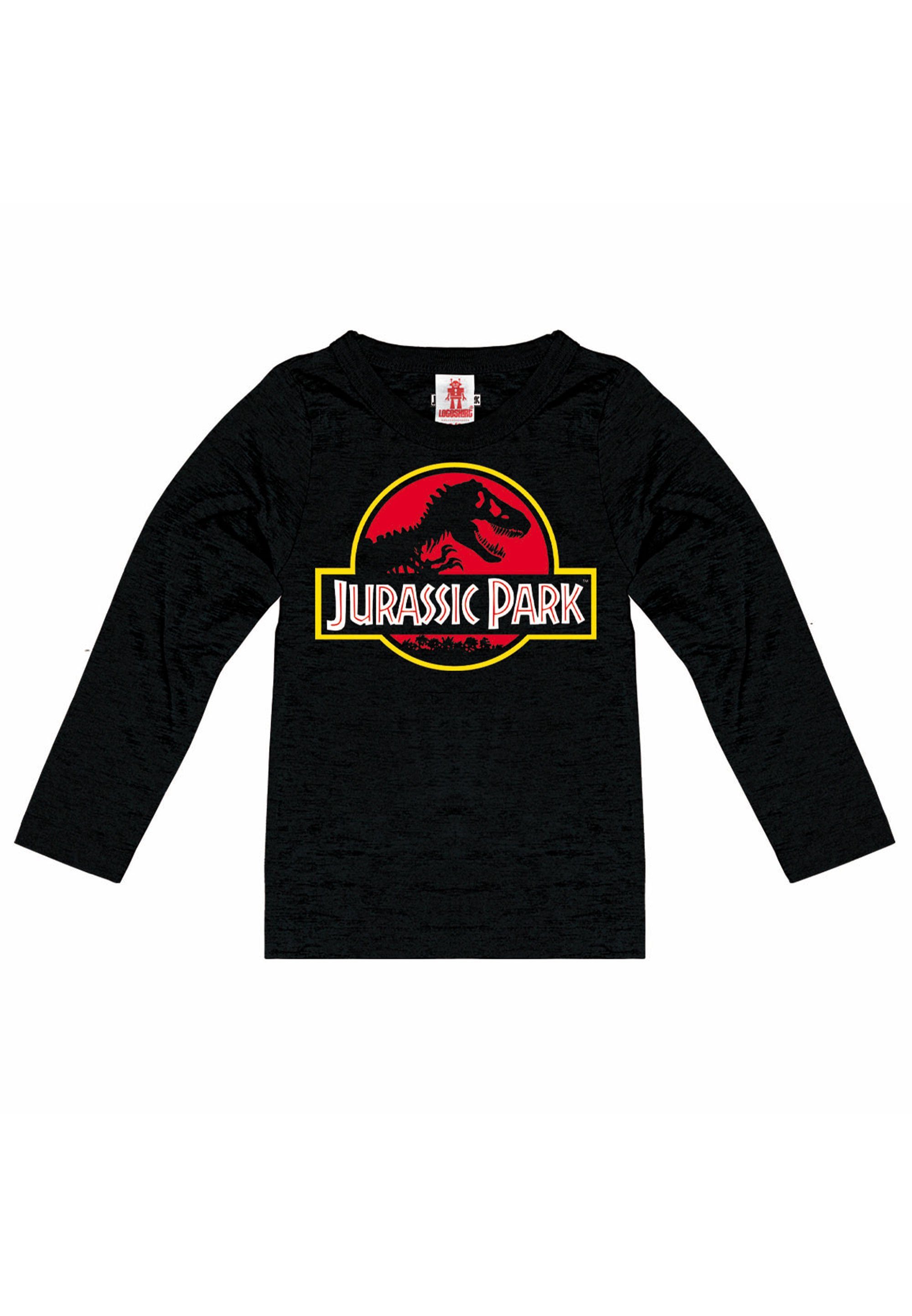 Print Jurassic Logo mit LOGOSHIRT coolem Park T-Shirt