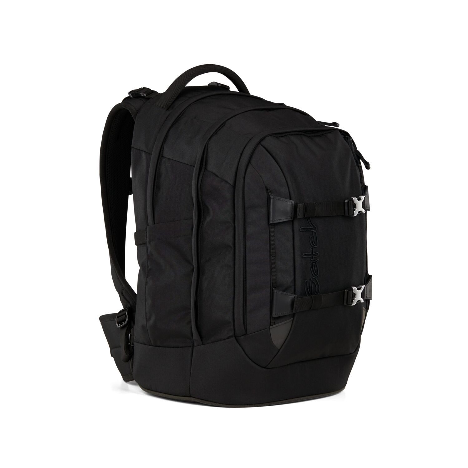 Satch Schulranzen Schulrucksack PACK Nordic Black (1 Stück), ergonomisch, Your-Size-System: auf Körpergröße anpassbar – Bild 2 von 5