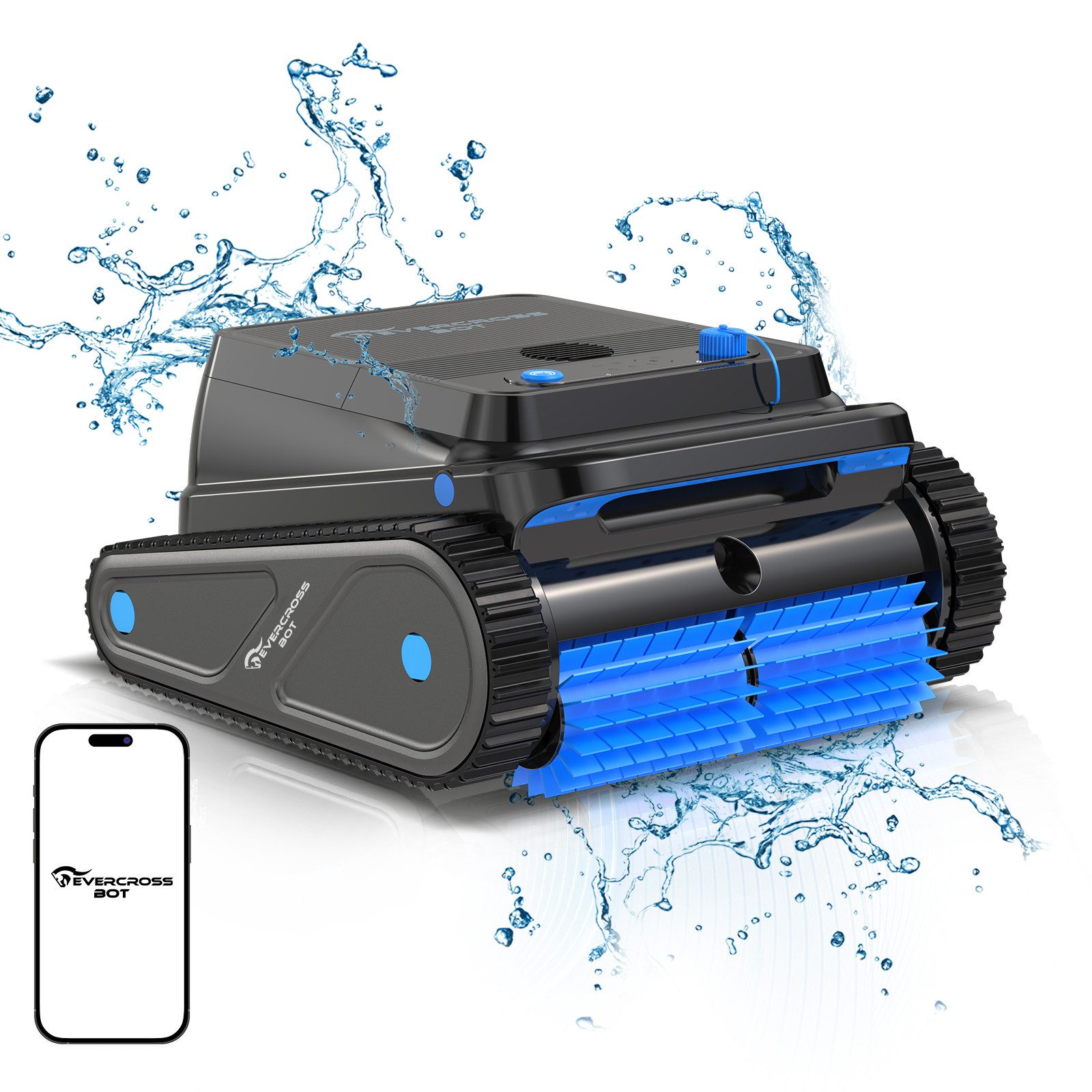 Poolroboter U8 für Boden und Wand Mit App-Steuerung