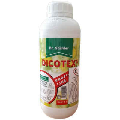 Dr. Stähler Unkrautbekämpfungsmittel 1Liter Dicotex Profiline Rasen Unkraut Ex Unkratvernichter auf Rasen, 1000 ml