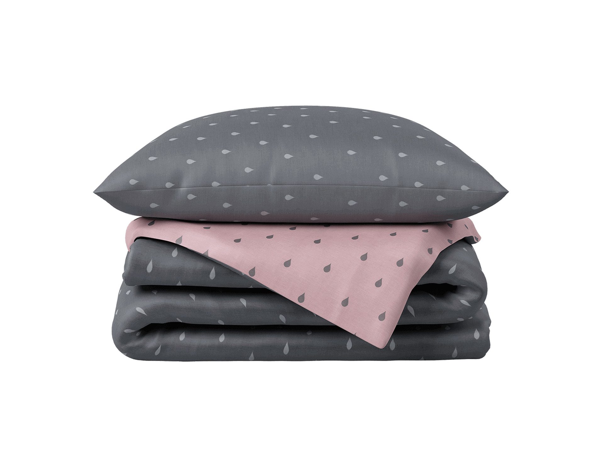 Hibboux Bettwäsche Drops, 100% Baumwolle, 2 günstig online kaufen