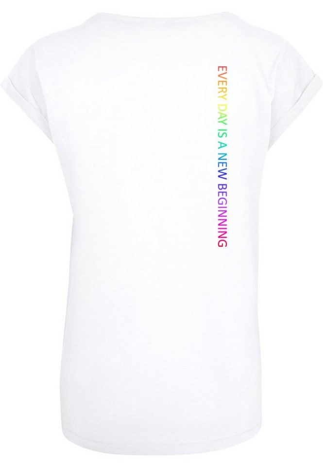 Merchcode T-Shirt Damen Ladies Hope Rainbow Extended Shoulder Tee (1-tlg) | T-Shirts