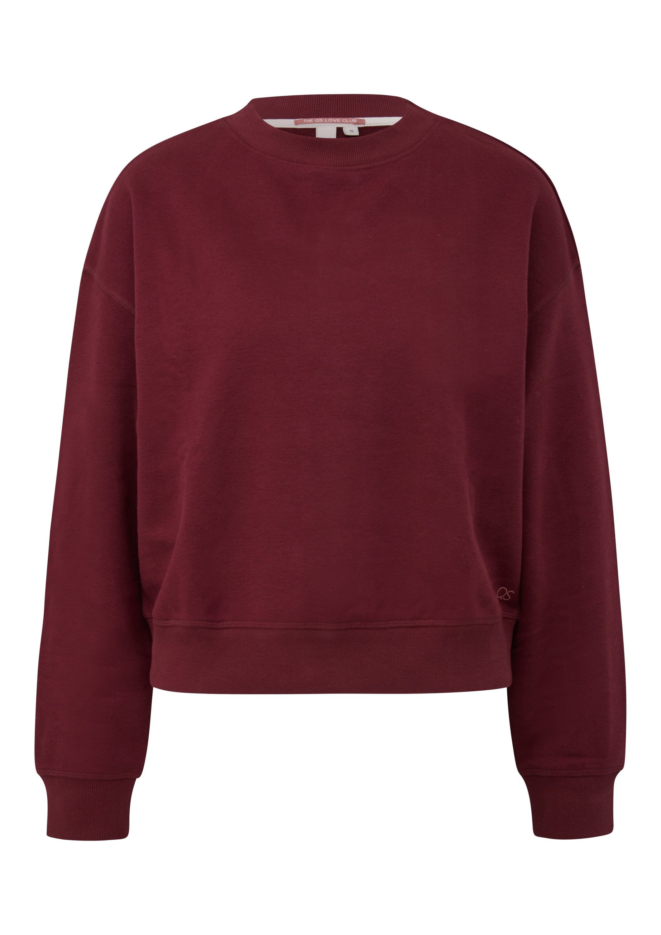 QS Sweatshirt Sweatshirt Sweatshirt im Boxy günstig online kaufen