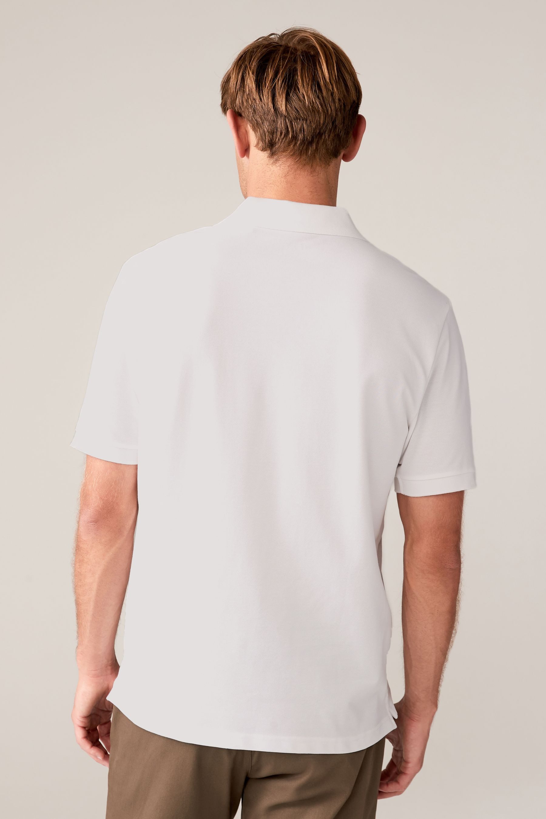 Next Poloshirt Piqué-Polo-Shirt mit Reverskragen (1-tlg) günstig online kaufen
