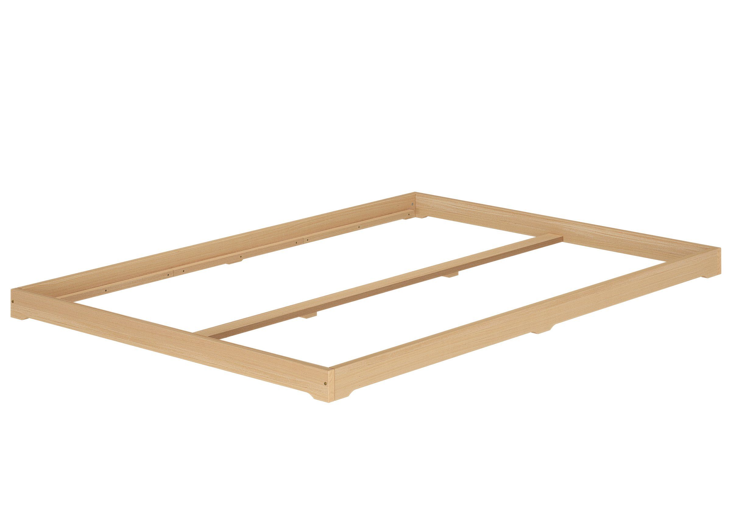 ERST-HOLZ Bett Doppelbett Bodenbett Teenagerbett 140 günstig online kaufen