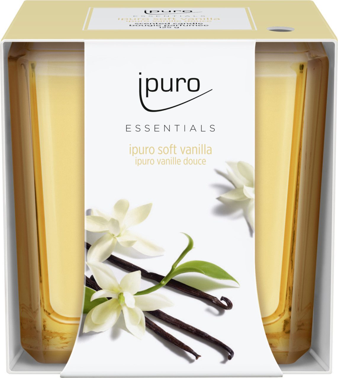 IPURO Duftkerze ipuro ESSENTIALS Duftkerze soft vanilla 125 g günstig online kaufen