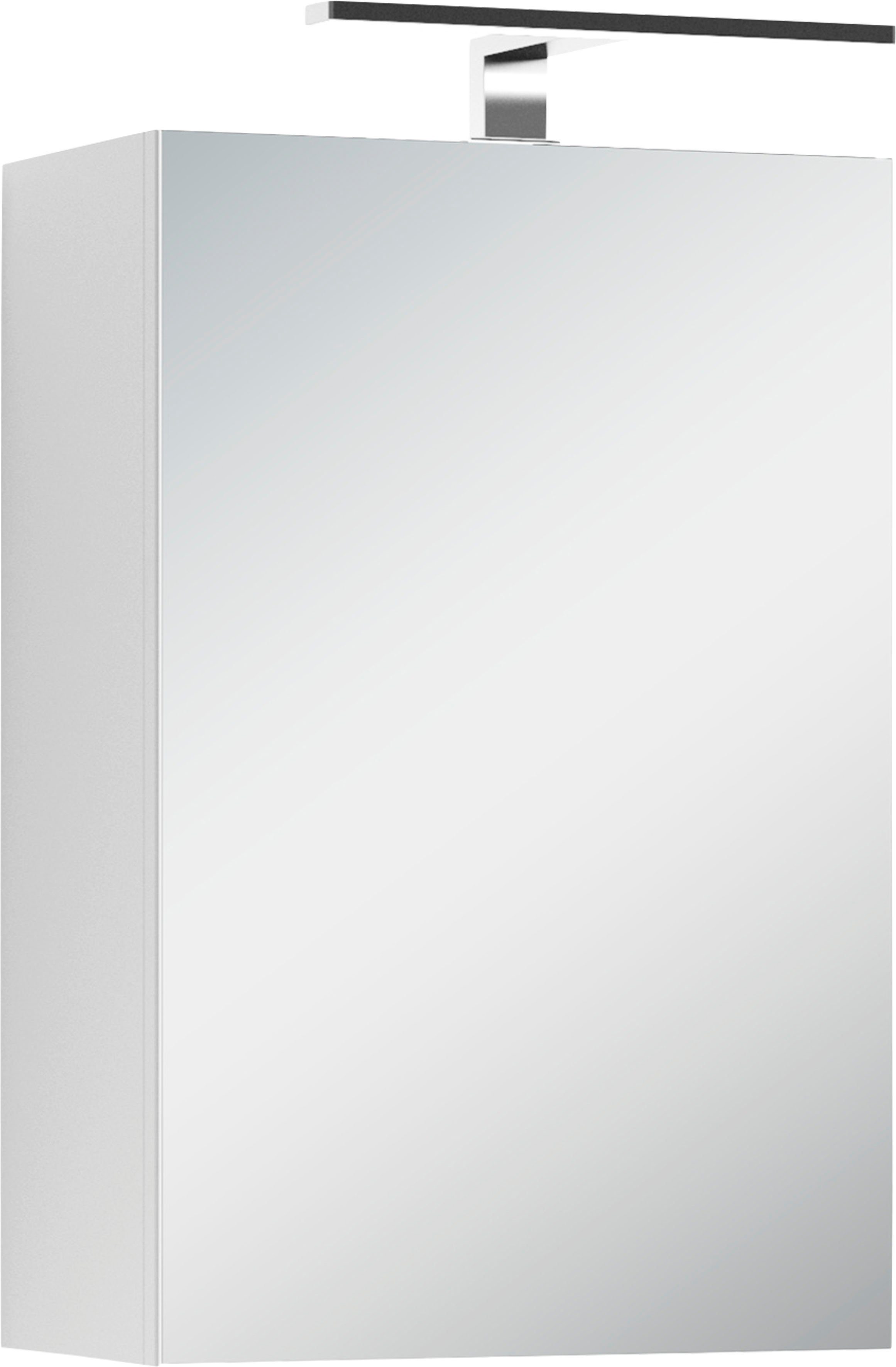 byLIVING Spiegelschrank Beleuchtung Schalter-/Steckdosenbox cm, 40 mit Spree LED 1-türig, Breite und