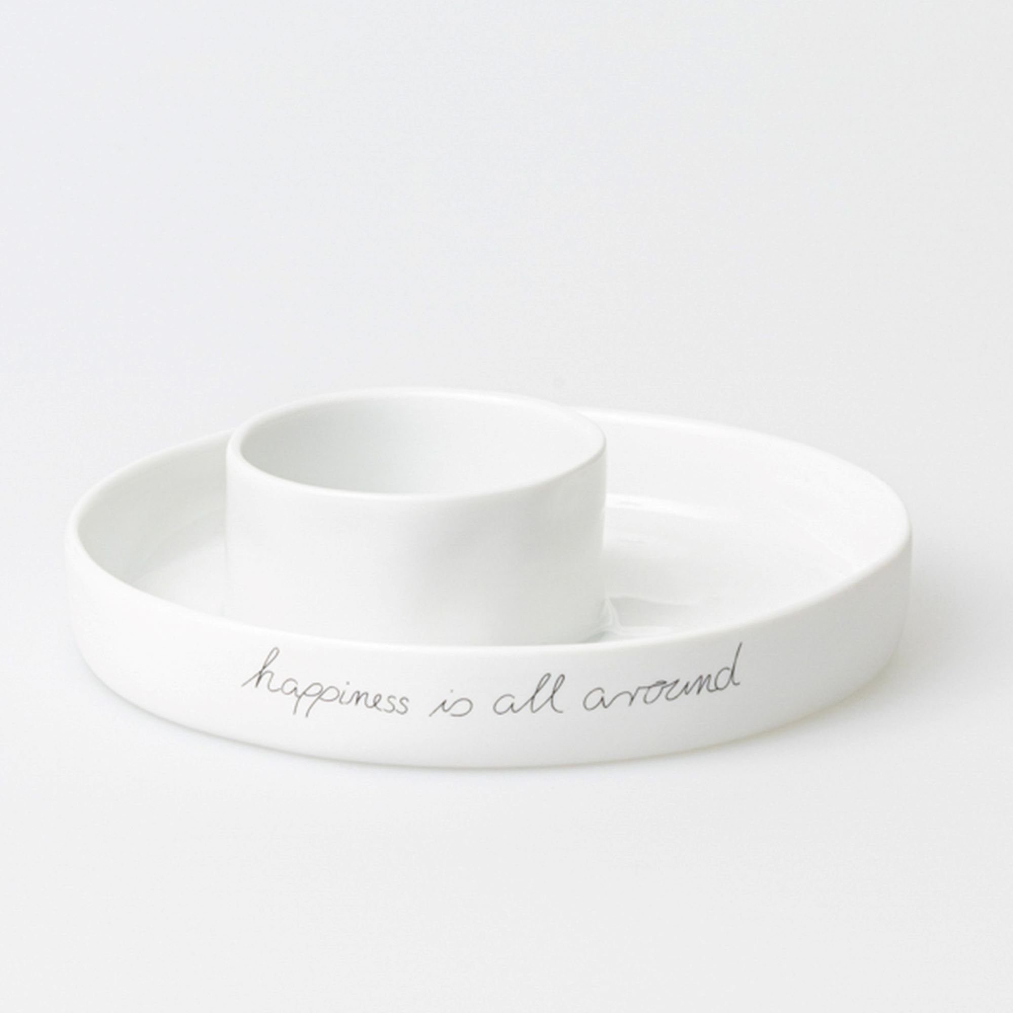 Räder Design Windlicht Räder Schale Mittelpunkt happines is all around