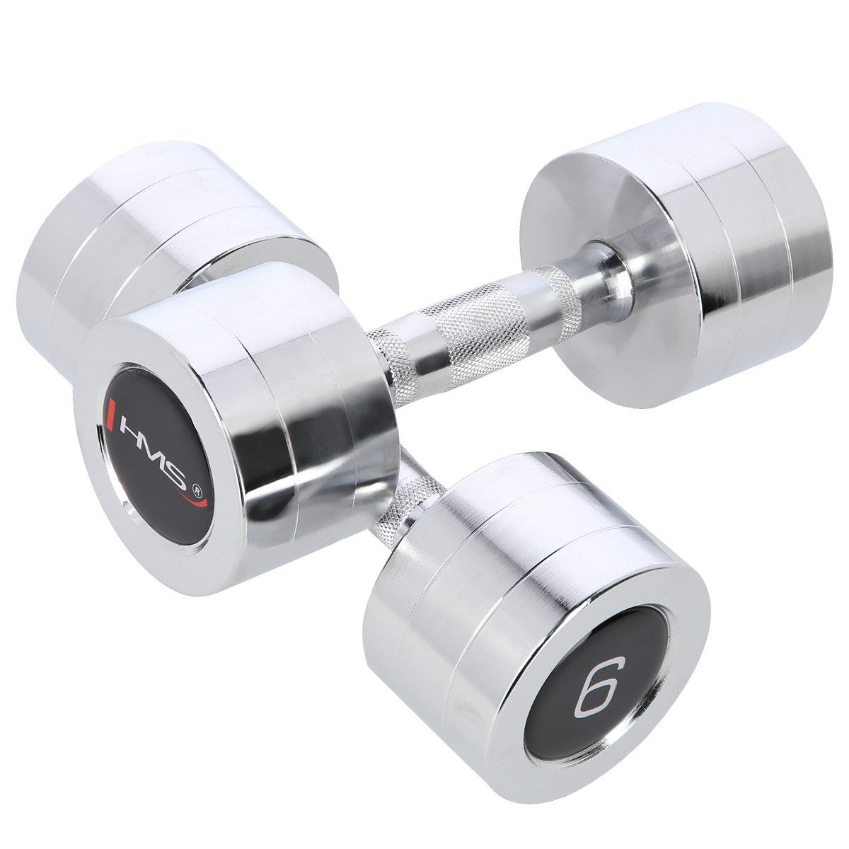 HMS Kurzhantel Set Kurzhanteln je 2 Stück 1 - 8kg Hantelset Verchromt, (Set), guter Grip für effektives Krafttraining
