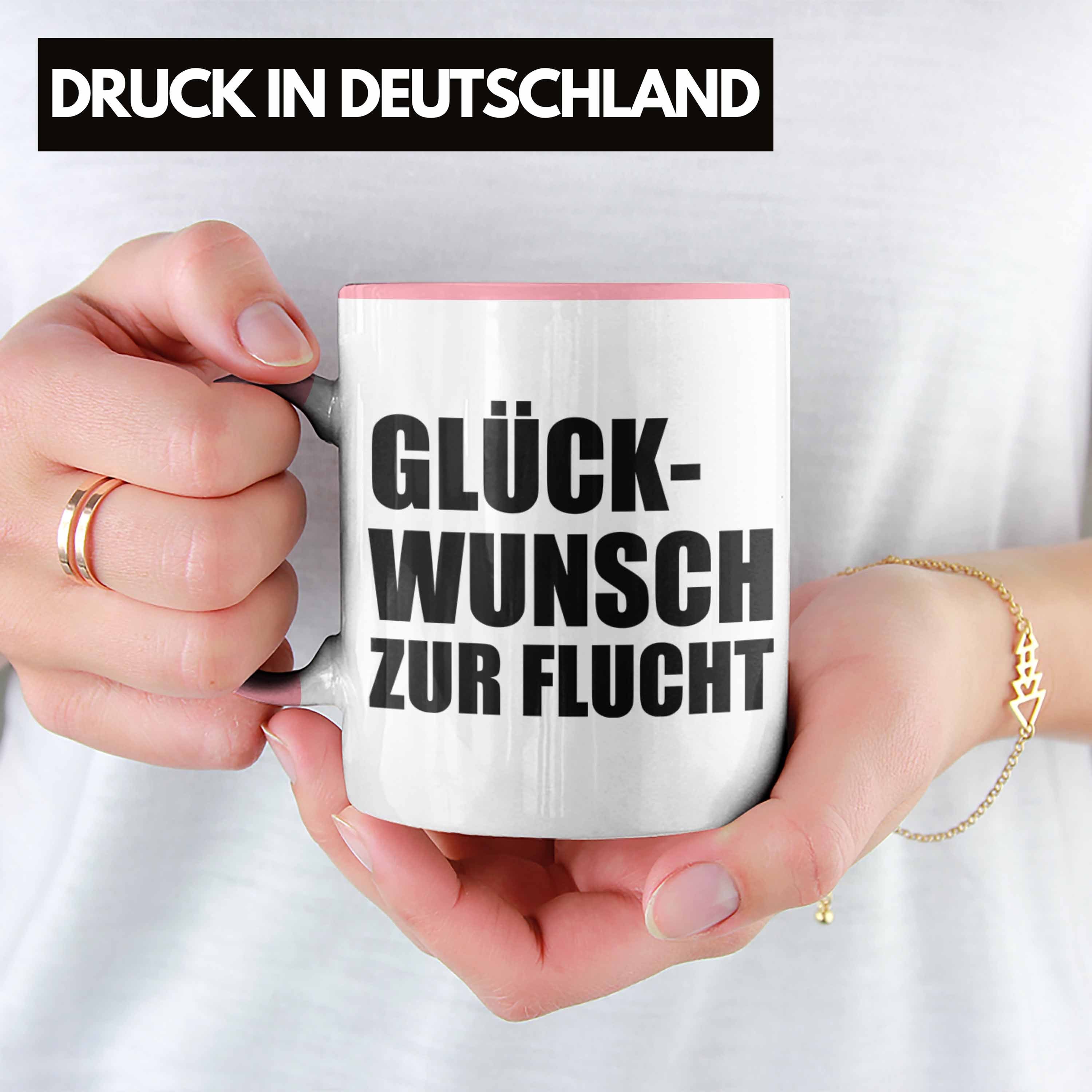 Kollegin Jobwechsel Sprüche Kaffeetasse - Tasse Lustig Rosa Tasse Zur Glückwunsch Geschenk Trendation Flucht Trendation Kollege Abschiedsgeschenk
