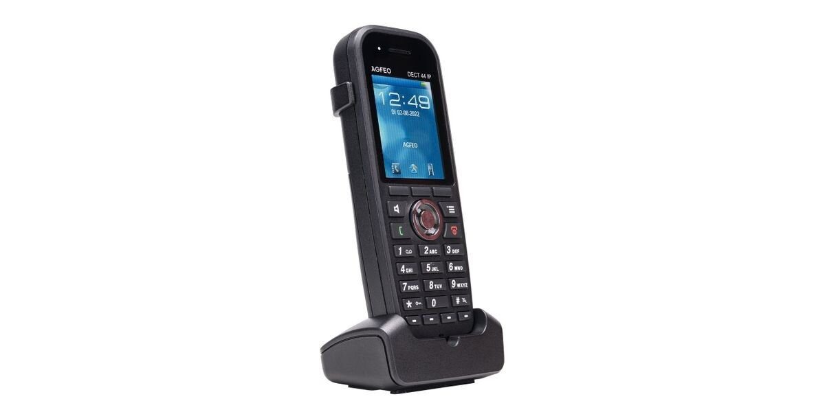 Agfeo AGFEO Telefon DECT44 IP schwarz Schnurloses DECT-Telefon