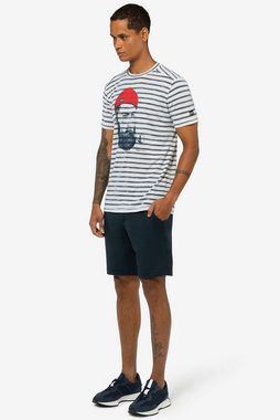 SUPER.NATURAL T-Shirt für Herren, Merino SAILOR STRIPE gestreift, atmungsaktiv