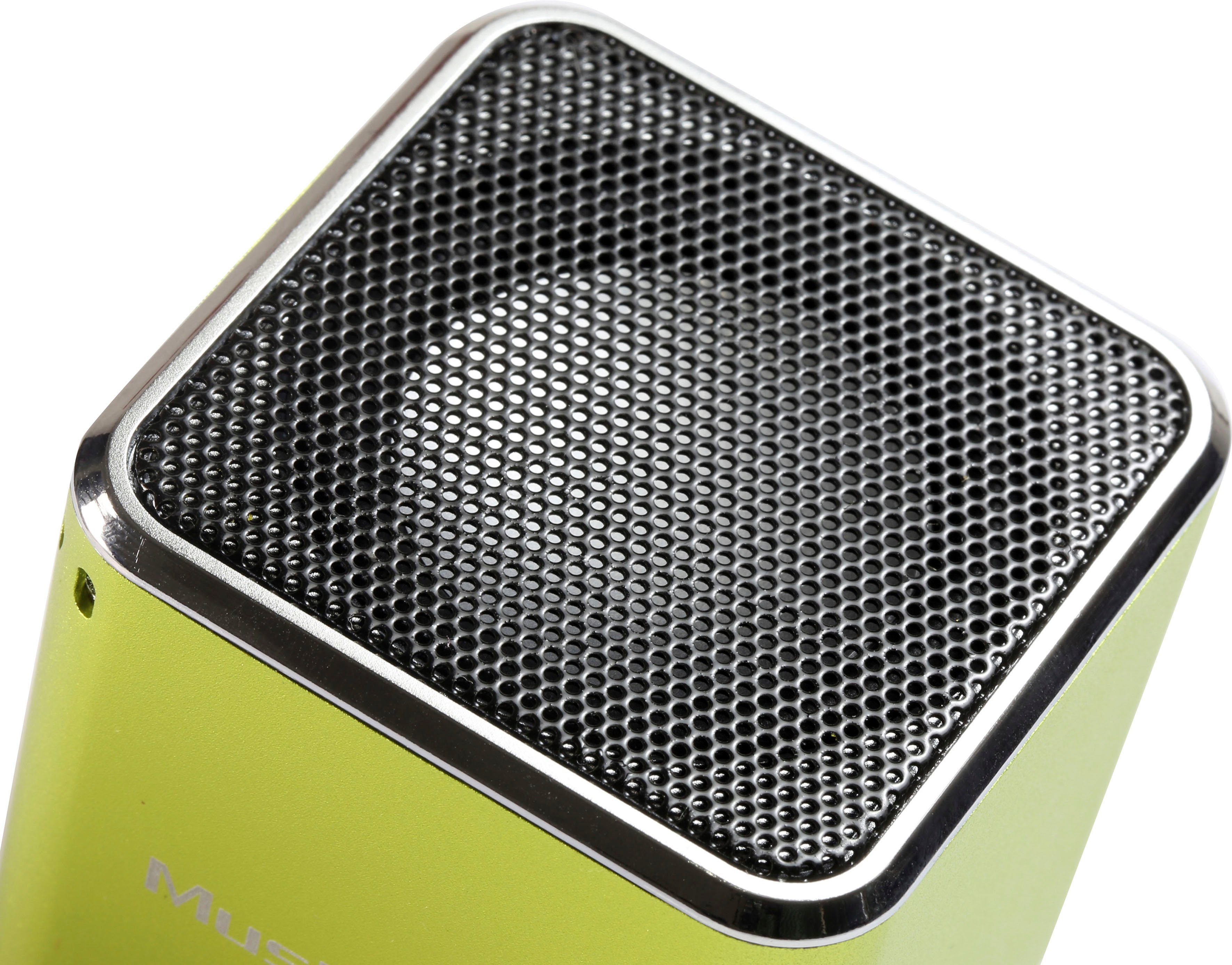 Technaxx Mini MusicMan Soundstation Portable-Lautsprecher grün W) (3