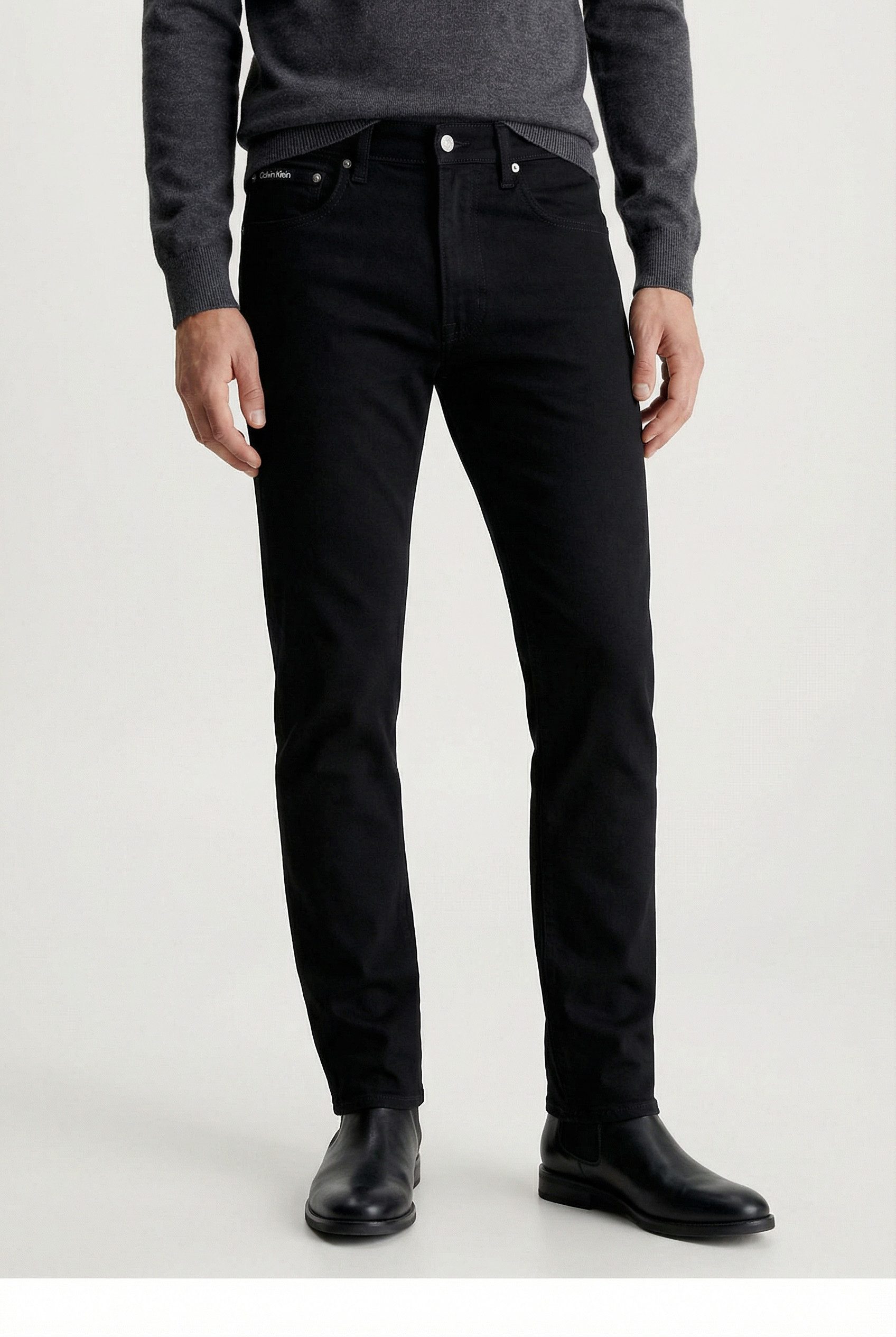 Calvin Klein Jeans Skinny-fit-Jeans SKINNY mit Leder-Badge