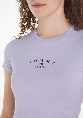 Tommy Jeans T-Shirt TJW SLIM ESSENTIAL LOGO 2 SS mit Tommy Jeans Flagge