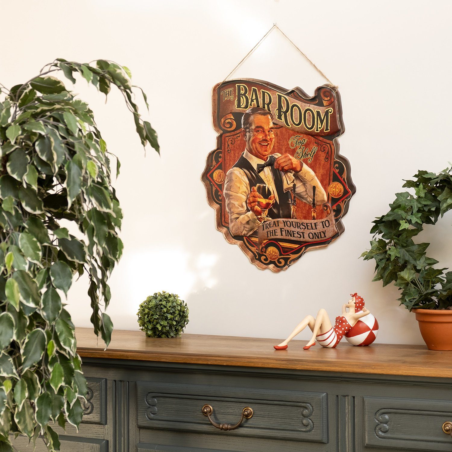 Moritz Metallschild Blechschild BAR Room Whiskey Cognac, Vintage Retro Deko günstig online kaufen