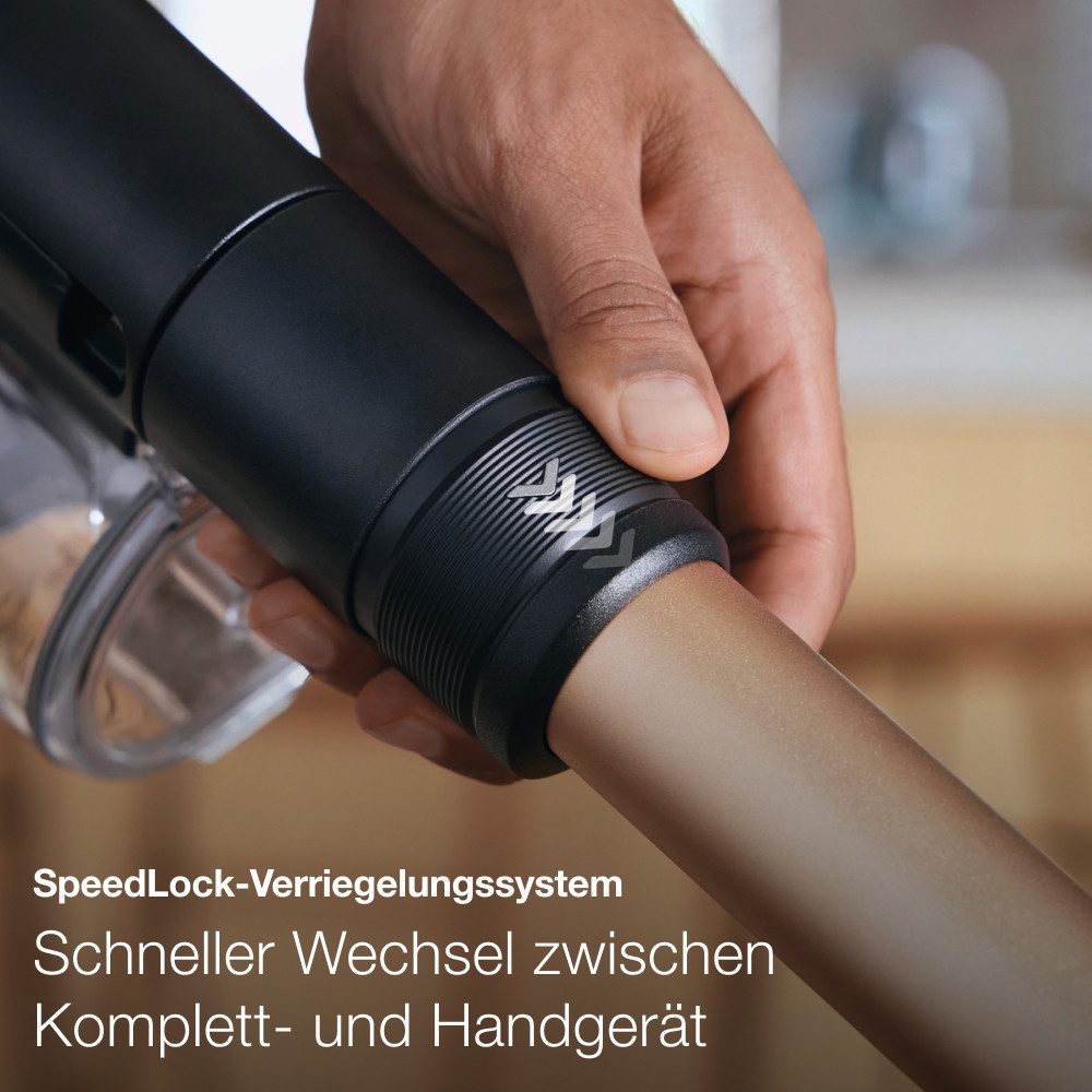 Miele Akku-Hand-und Stielstaubsauger Duoflex HX1 Akku Staubsauger, 2in1-Funktion, 3,15 kg leicht, 160 W, beutellos, Brilliantweiß Spacegrey Terrarot