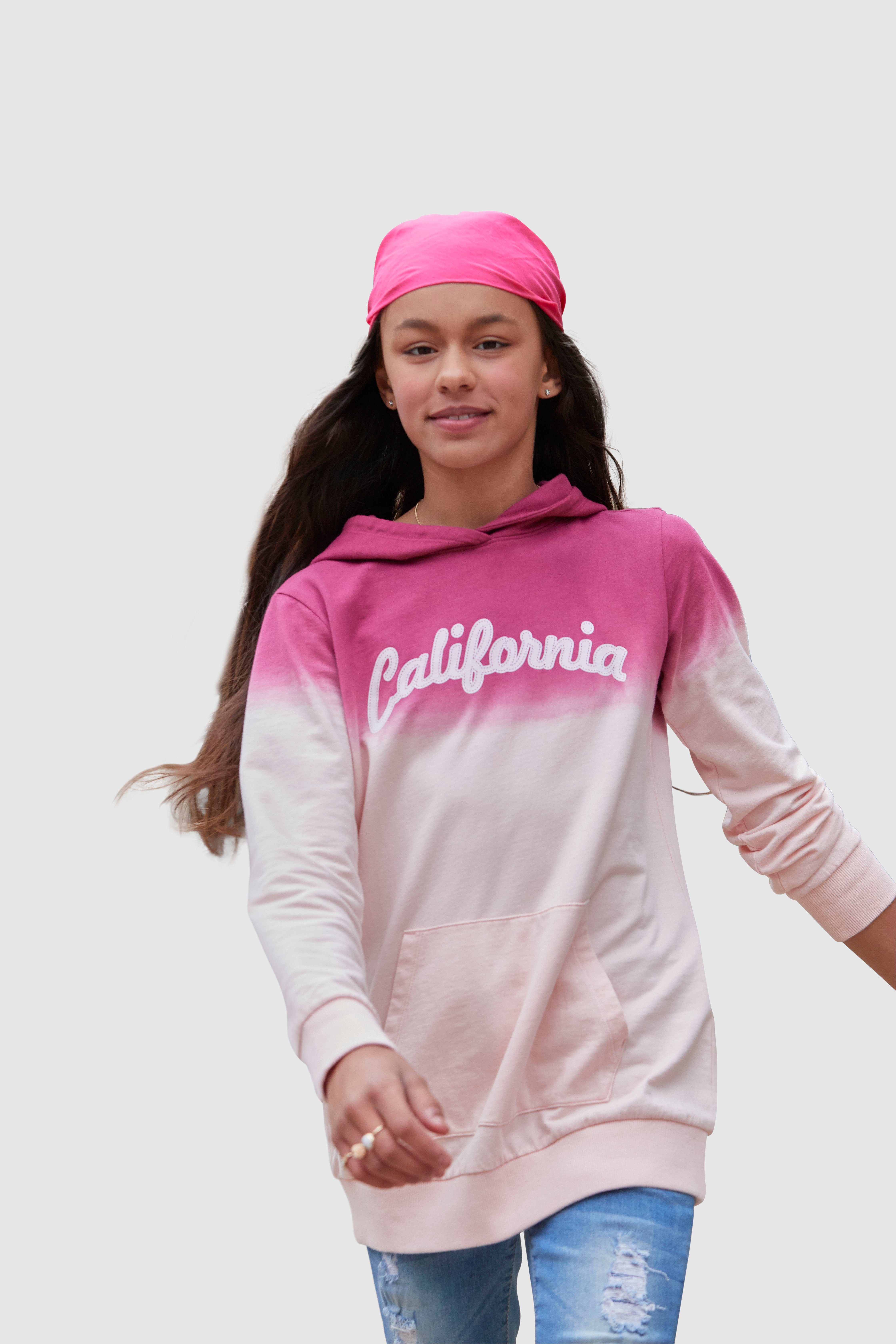 KIDSWORLD in längerer California Form Kapuzensweatshirt