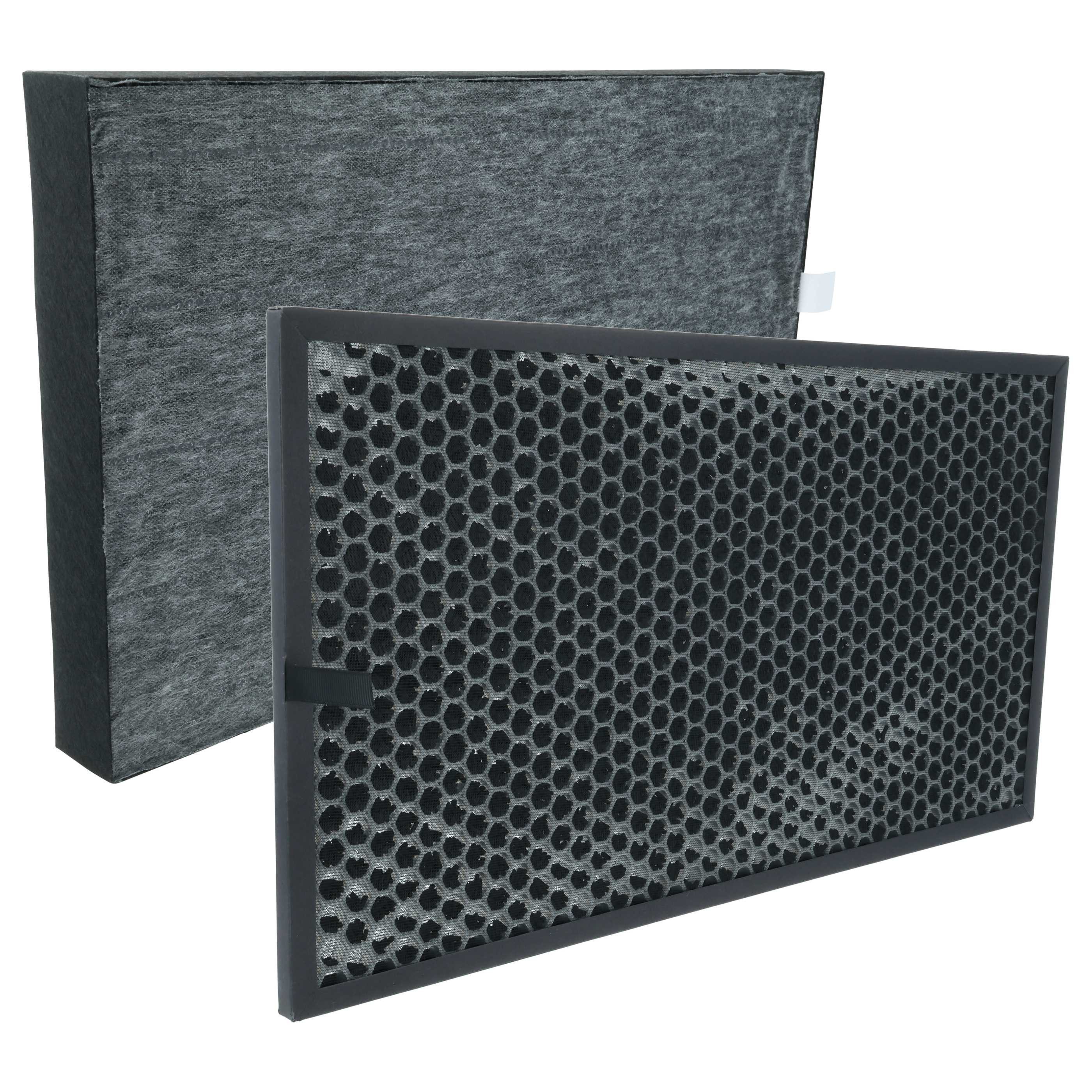 vhbw Filter-Set Ersatz für Sharp FZ-C150DFU, FZ-C150HFE, FZ-C70DFE, FZ-C70DFU für, Zubehör für Sharp Sharp FZ-C100DFE, FZ-C100DFU, FZ-C150DFE, FZ-C150DFU, FZ-C70DFE, FZ-C70DFU, FZ-C100MFE, FZ-C150HFE