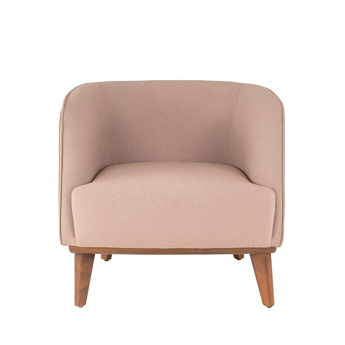 JVmoebel Relaxsessel Beiger Designer-Relaxsessel für das Wohnzimmer als Einzelstück (1-St., 1x Sessel), Made in Europa