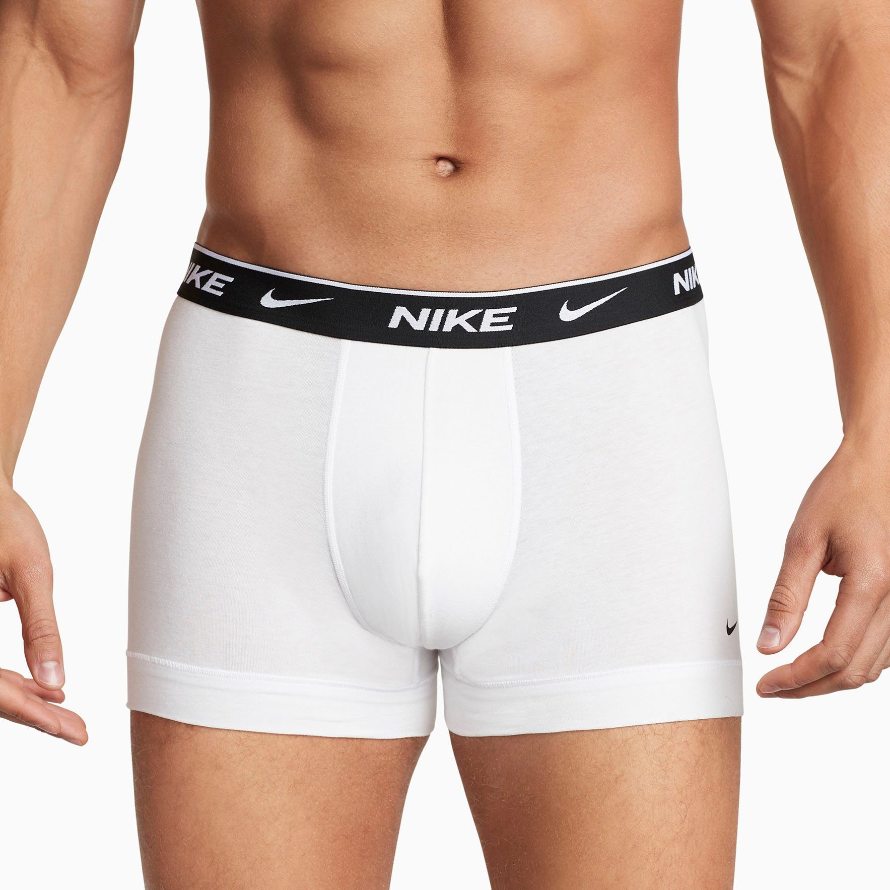 3er-Pack) Underwear NIKE Boxer TRUNK aus WHITE 3PK (Packung, 3-St., Baumwoll-Stretch