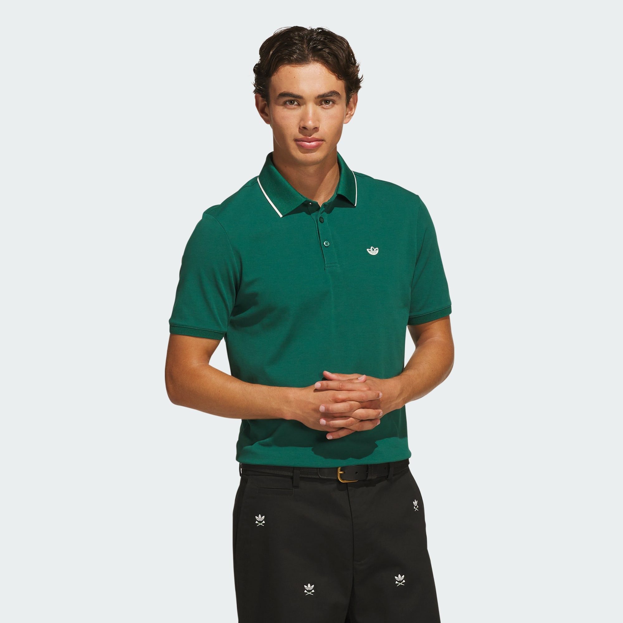 adidas Performance Poloshirt ORIGINALS TWISTKNIT TREFOIL POLOSHIRT (1-tlg)