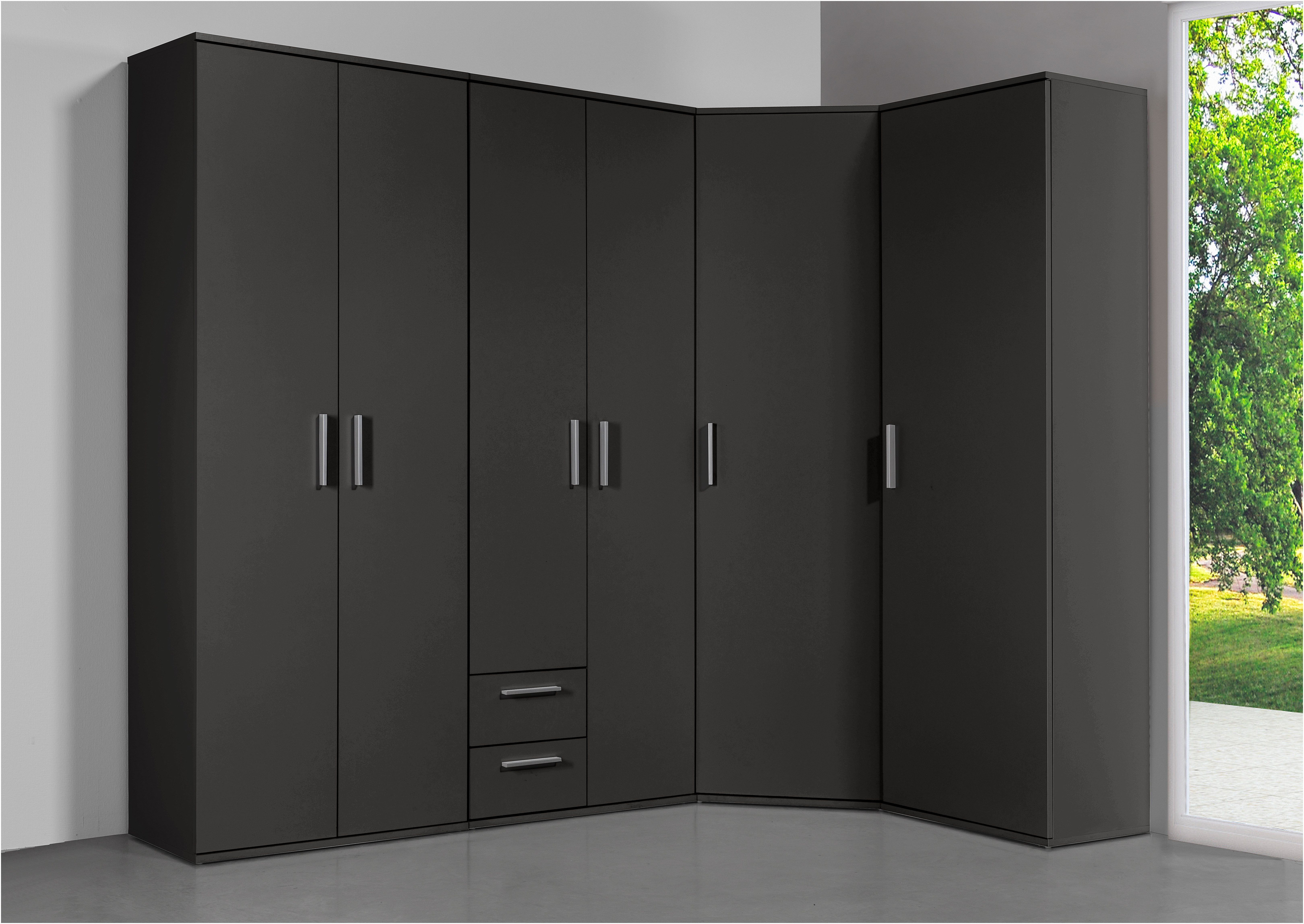 Procontour Mehrzweckschrank Eckschrank Clara (OTTOs Choice) Höhe 167cm, mit variabel verstellbaren Einlegeböden – Bild 4 von 5