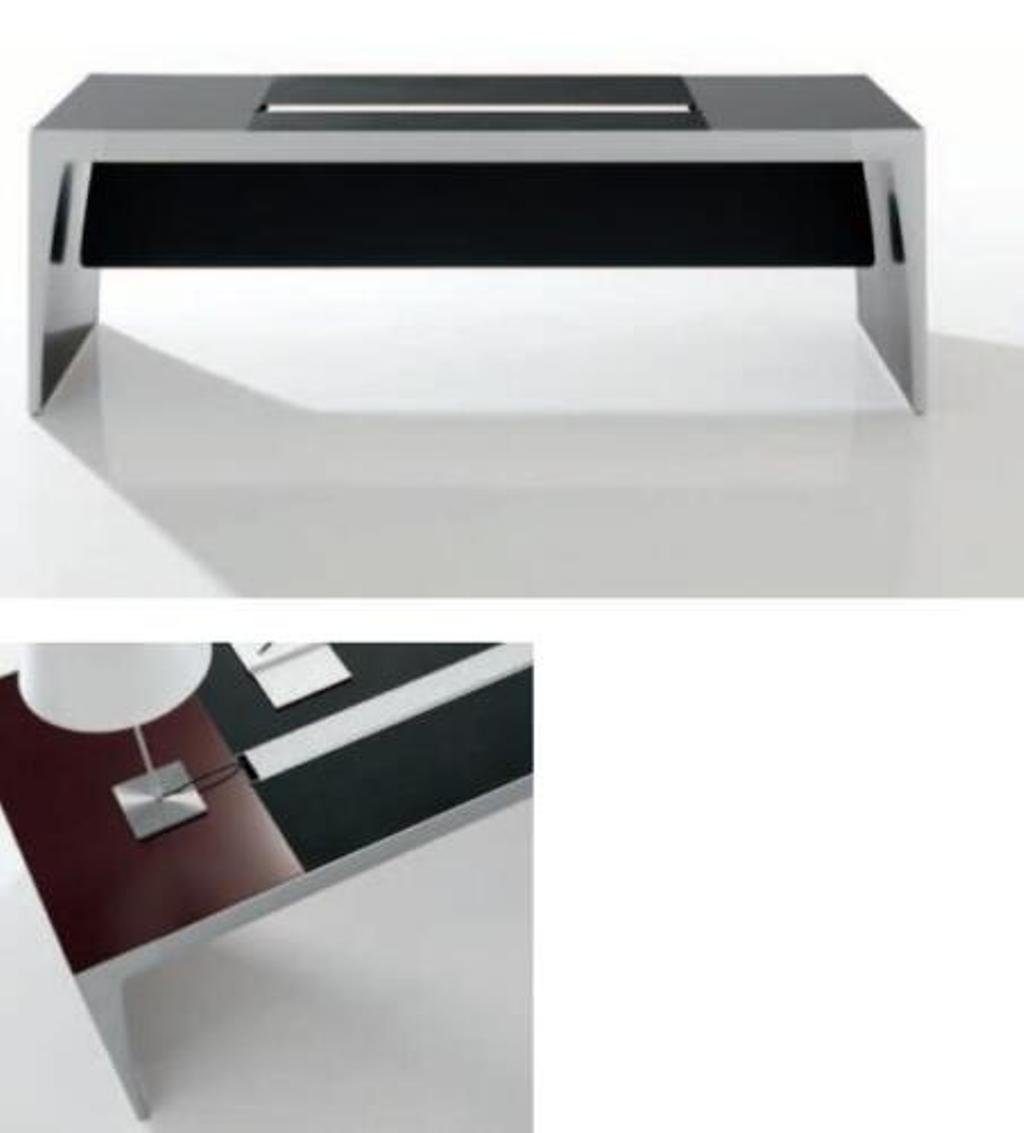 JVmoebel Schreibtisch, Tische Schreibtisch Schwarz Schreibtische Italienische Tisch Computermöbel