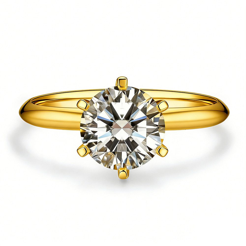 Sternvoll Diamantring Verlobungsring Diamantring Goldring