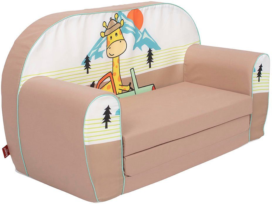 Knorrtoys® Sofa Giraffe on Tour, für Kinder; Made in Europe | Kindersofas