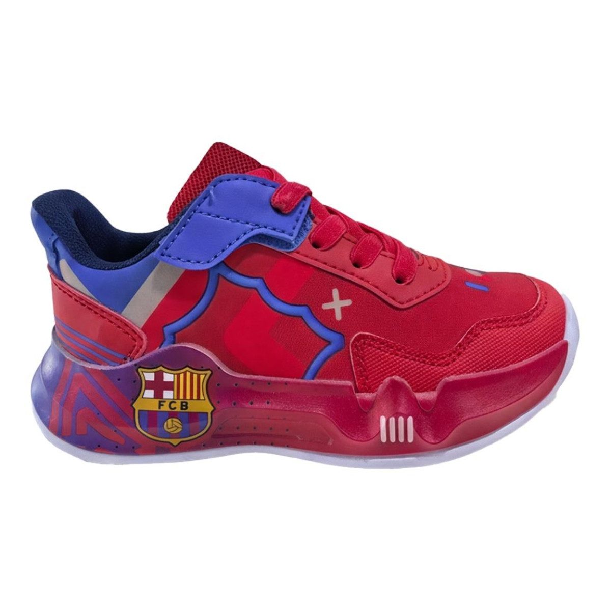 FC Barcelona Kinder Sneaker Sportschuhe Freizeitschuhe mit Fan Design Sneaker