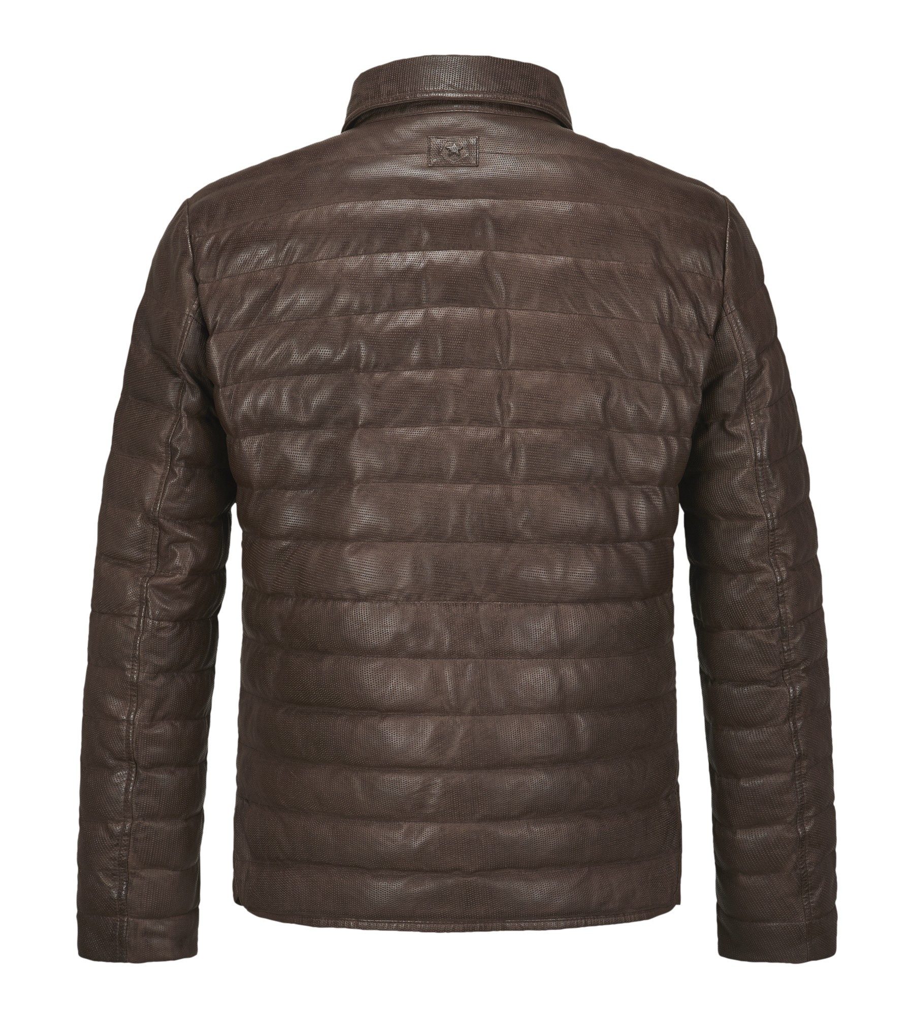 Milestone Lederjacke MSBenny Perforiertes Nappaleder mit leichter Sorona Isolierung