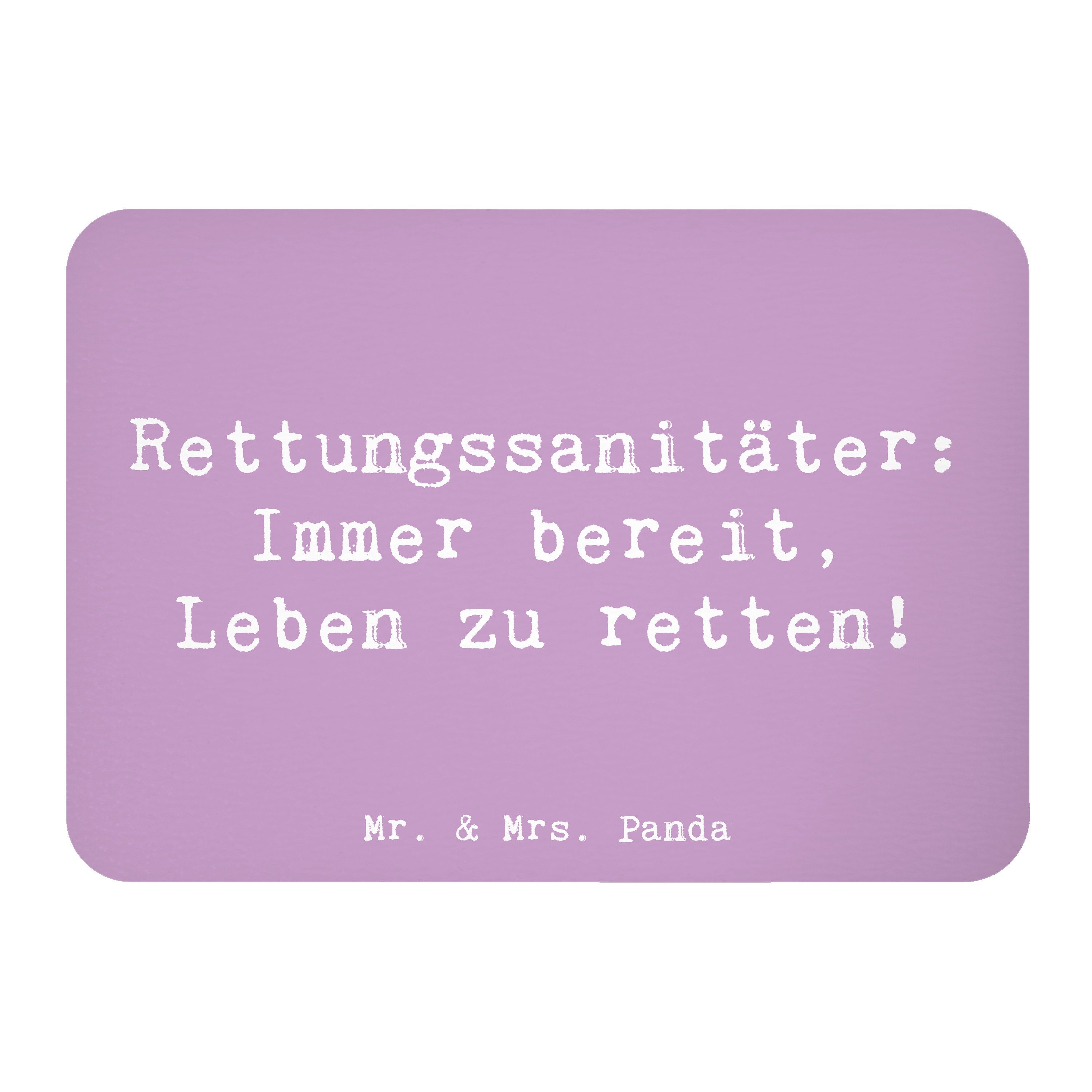 Magnet Spruch Rettungssanitäter Held - Lavendeltraum - Geschenk, Mut, immer