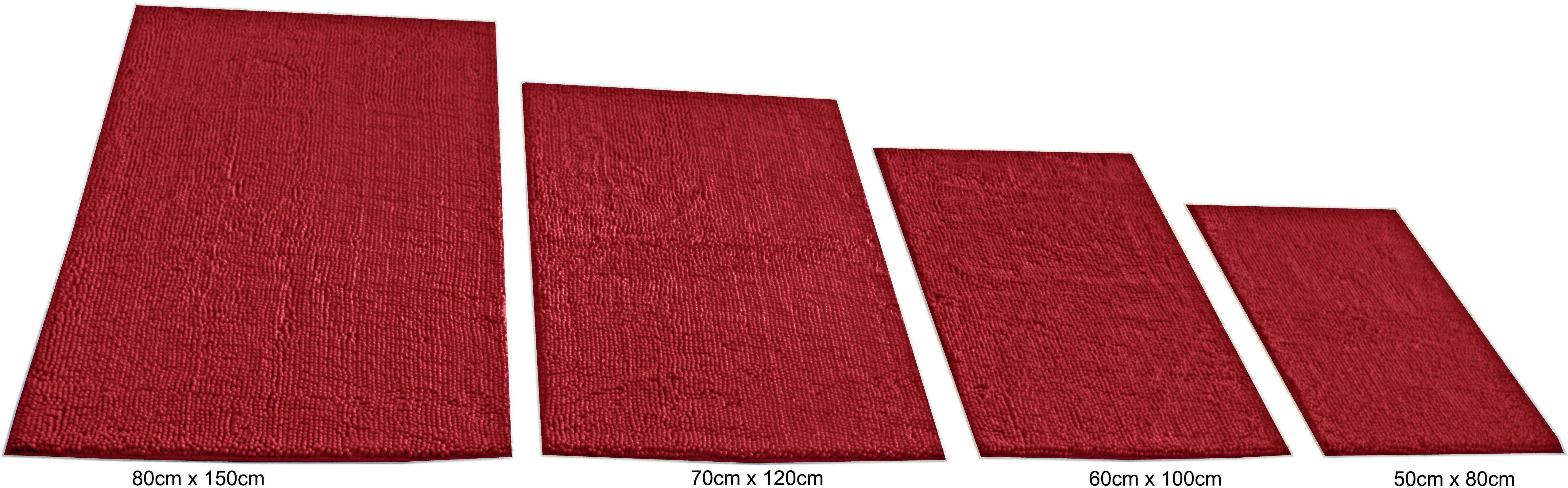 KiNZLER Badematte Chenille, Höhe 18 mm, günstig online kaufen