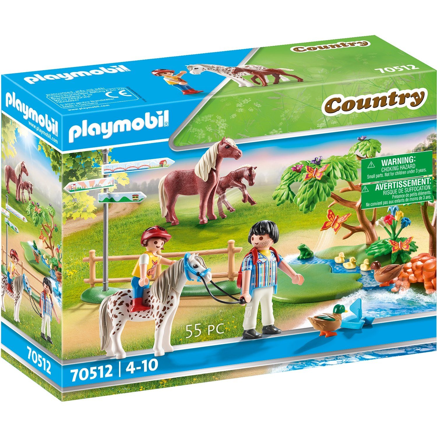 Playmobil® 70512 Country Fröhlicher Ponyausflug Konstruktions-Spielset günstig online kaufen