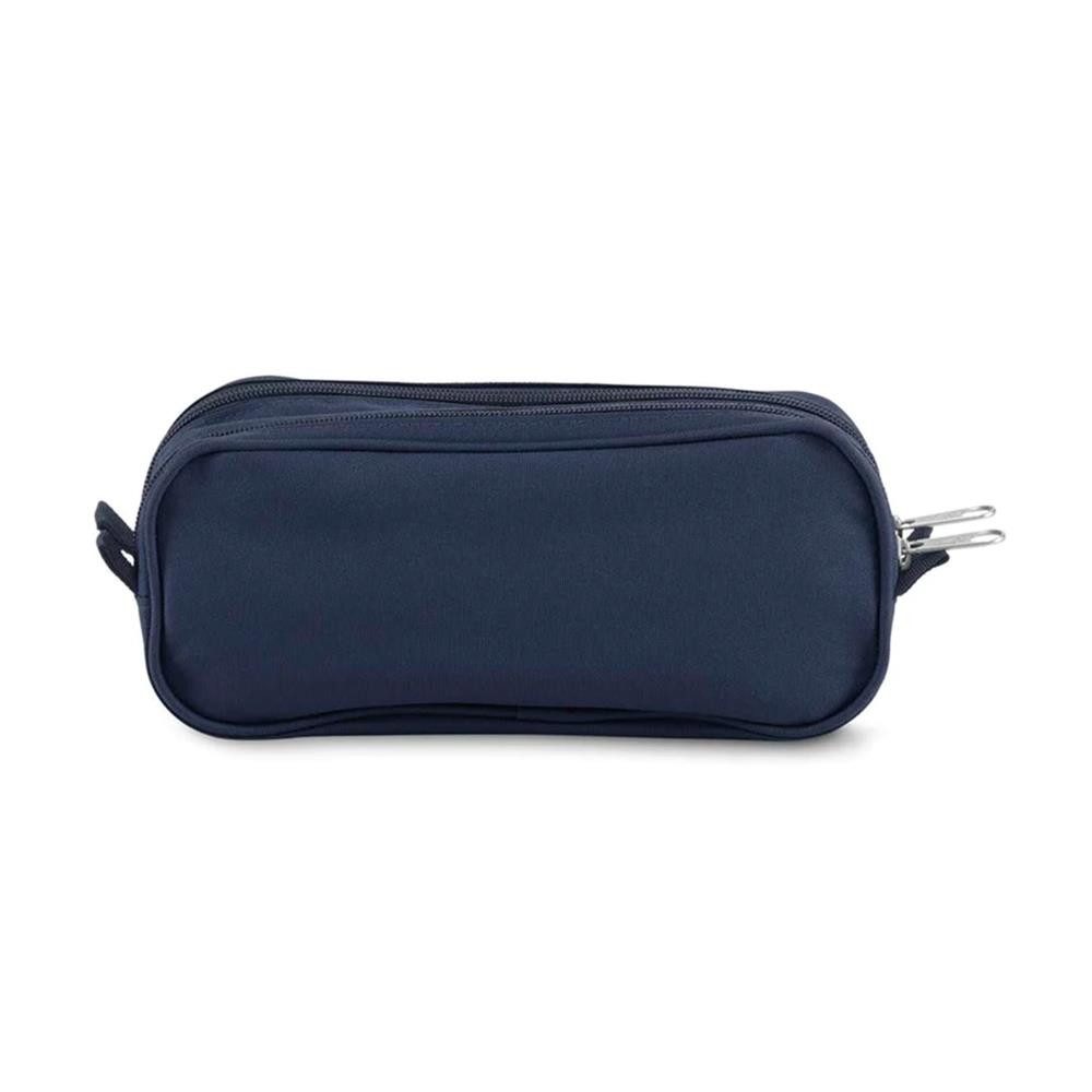 Jansport Clutch Large Accessory Pouch, 1,3L, Zubehörtasche mit 2 Fächern, Navy (blau)