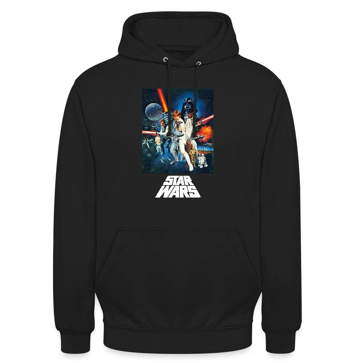 Hoodie Star Wars Retro Motiv Unisex Hoodie