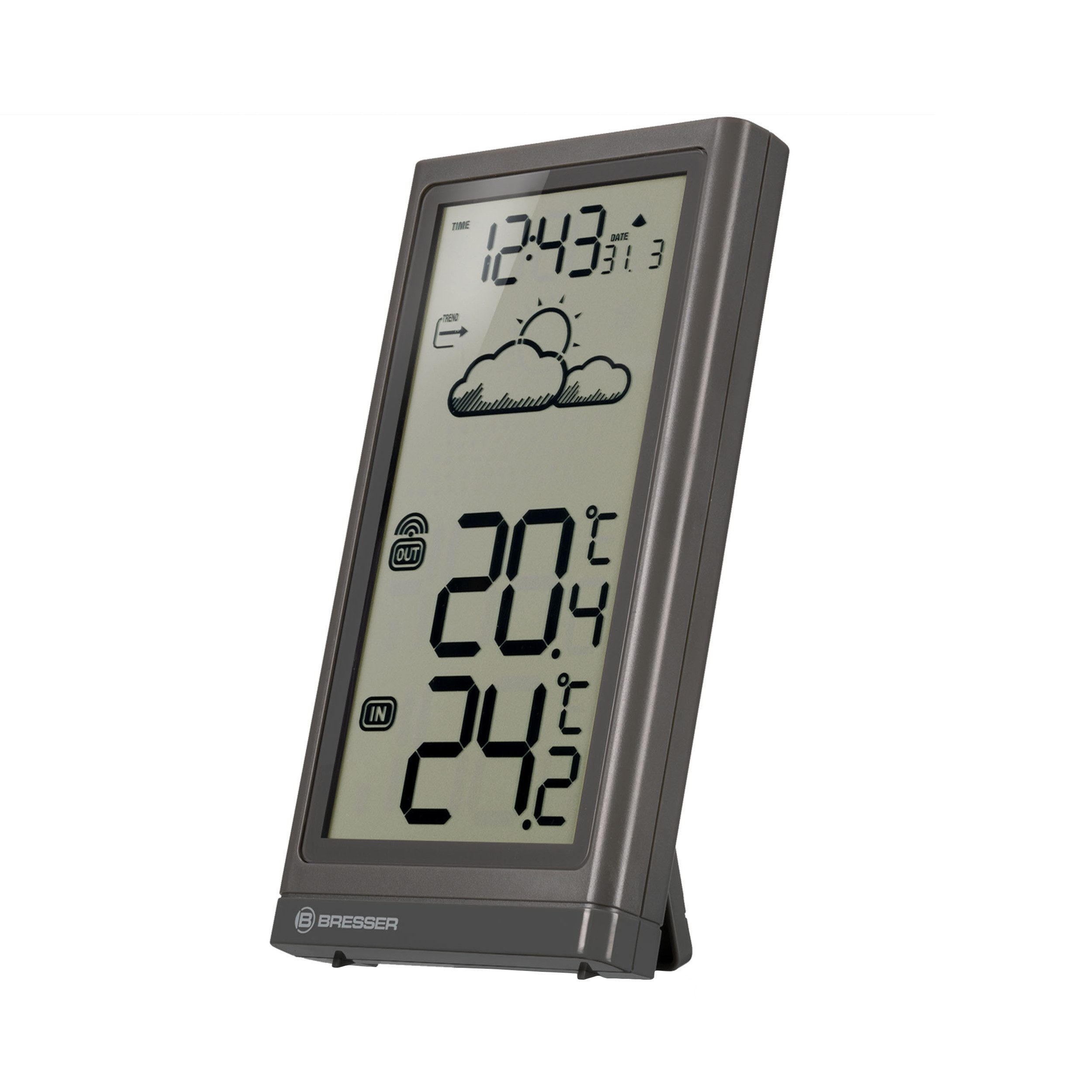 Funkwetterstation Funkwetterstation Meteo Temp grau