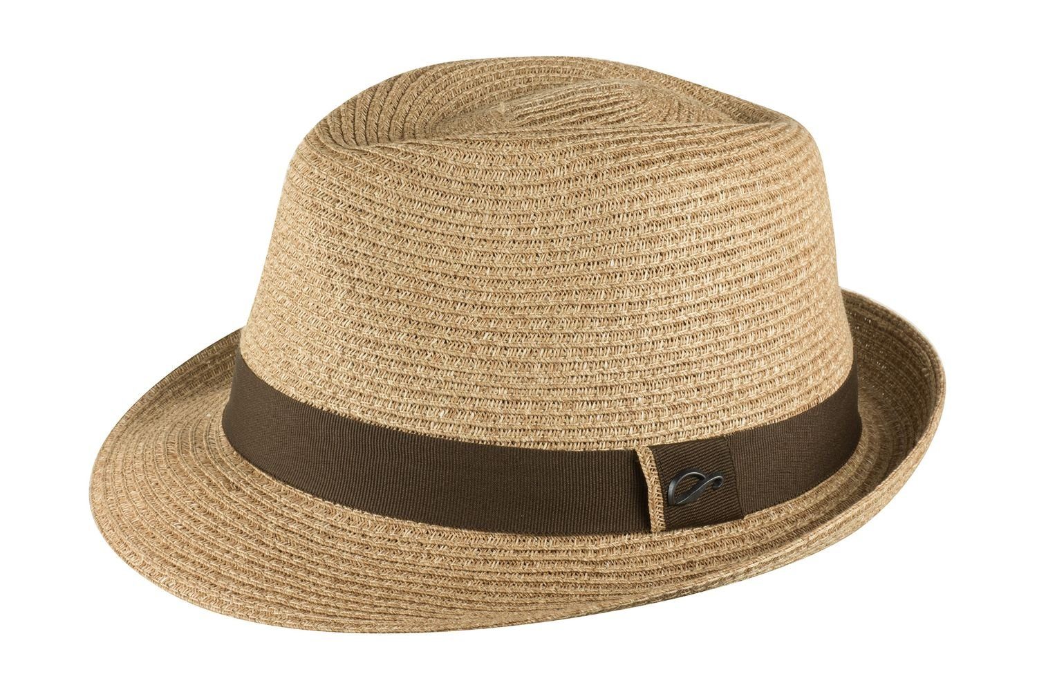 Göttmann Strohhut Knautschbarer Kofferhut Trilby Papier natur Harrison aus 20