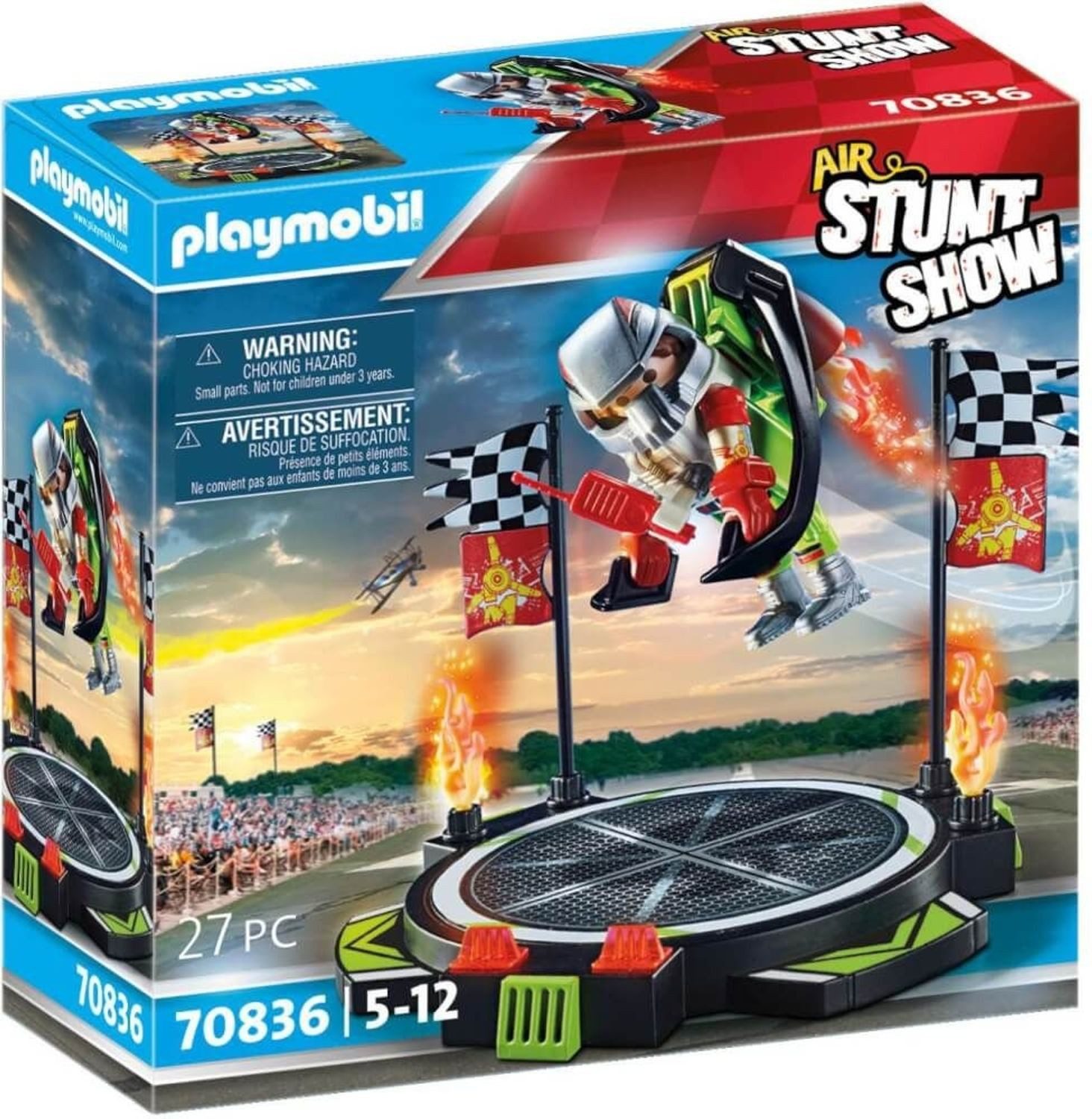 Stuntshow Jetpack-Flieger Konstruktions-Spielset
