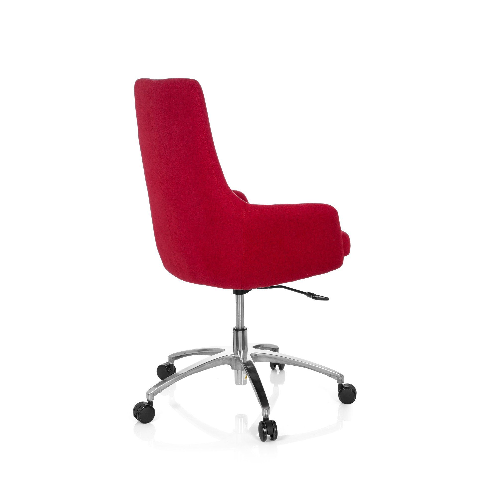 hjh OFFICE Drehstuhl 100 Schreibtischstuhl Home Office SHAKE ergonomisch Stoff Rot Bürostuhl (1 St)