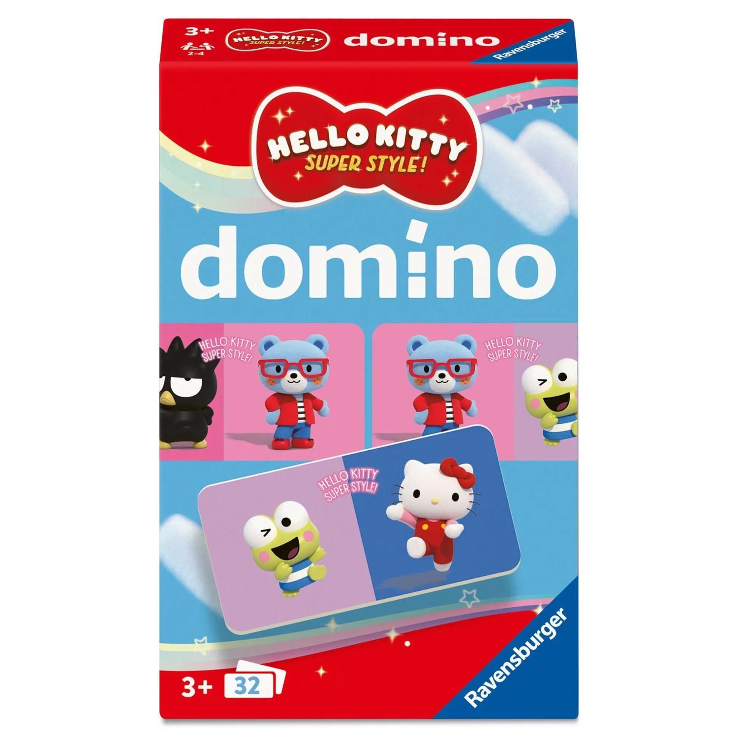 Ravensburger Spiel Domino Hello Kitty - Reisespiel ab 3 Jahre