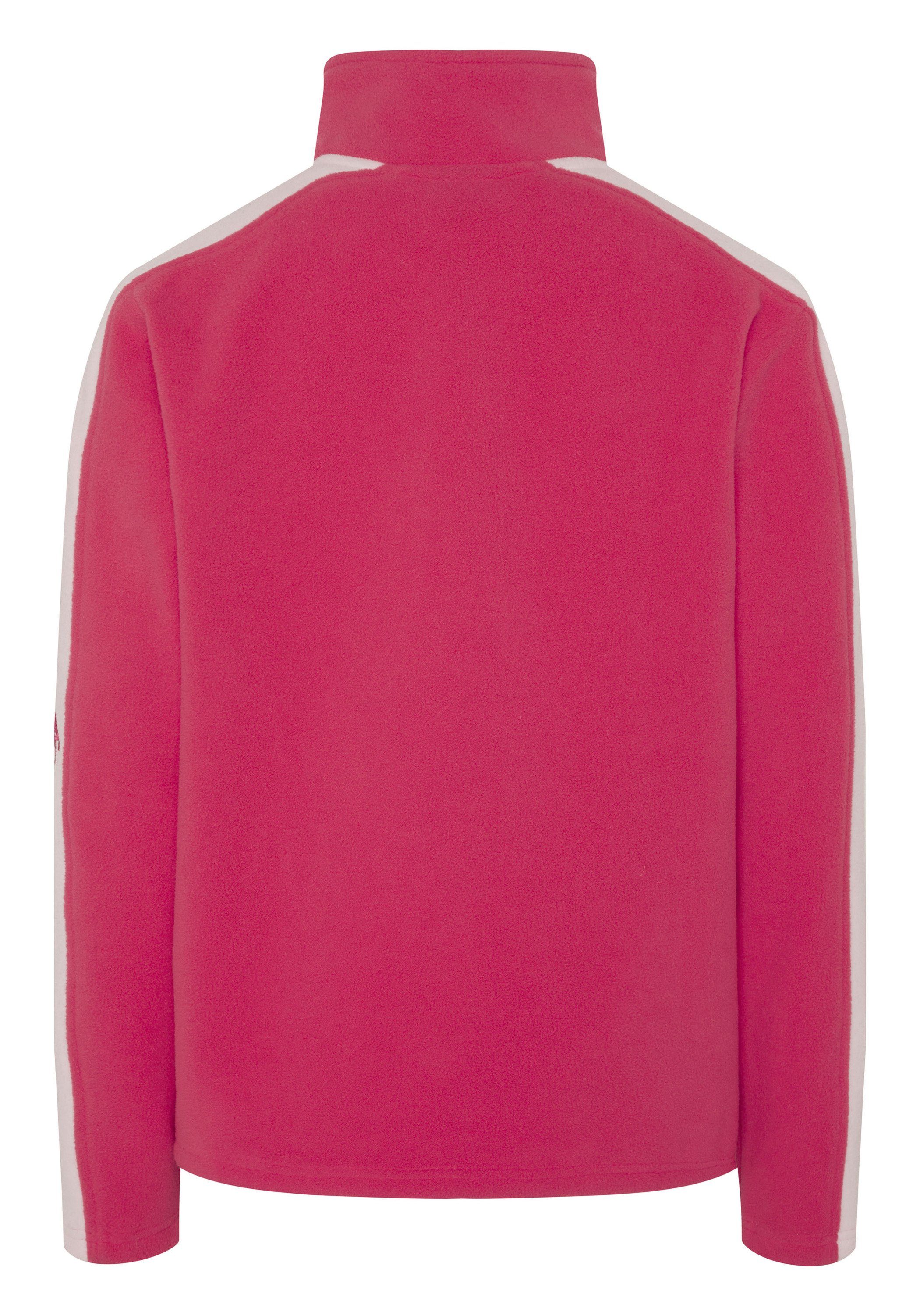 Polo Sylt Fleecejacke im Two-Tone-Look