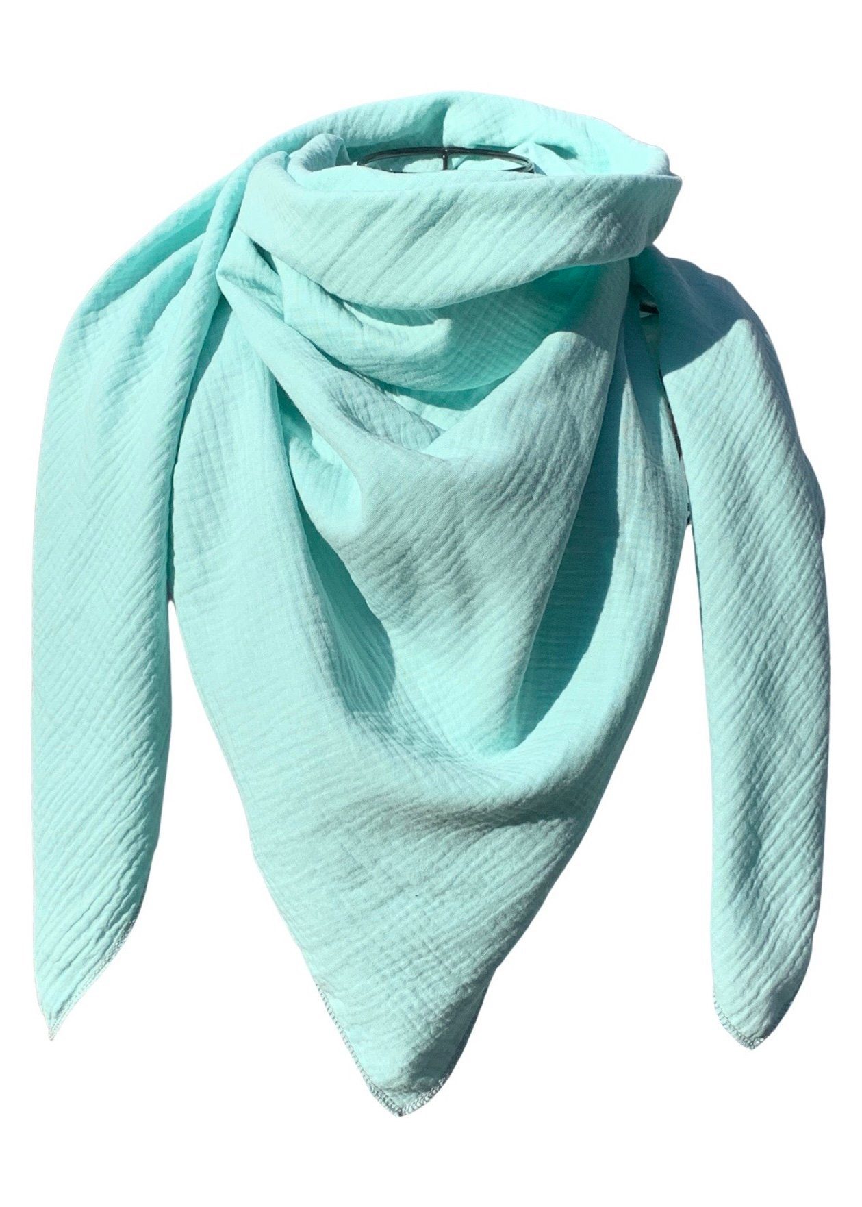 Modetuch XXL Musselintuch Kinder / Damen XXL, UNI mint
