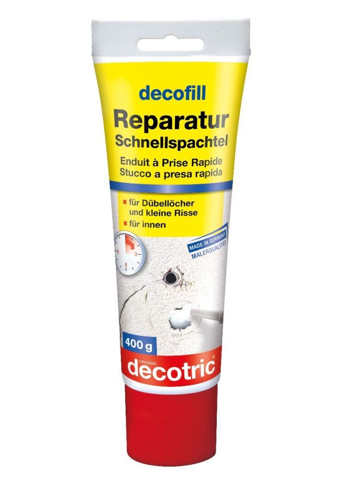 decotric® Spachtelmasse Decotric Decofill Reparatur-Schnellspachtel 400 g