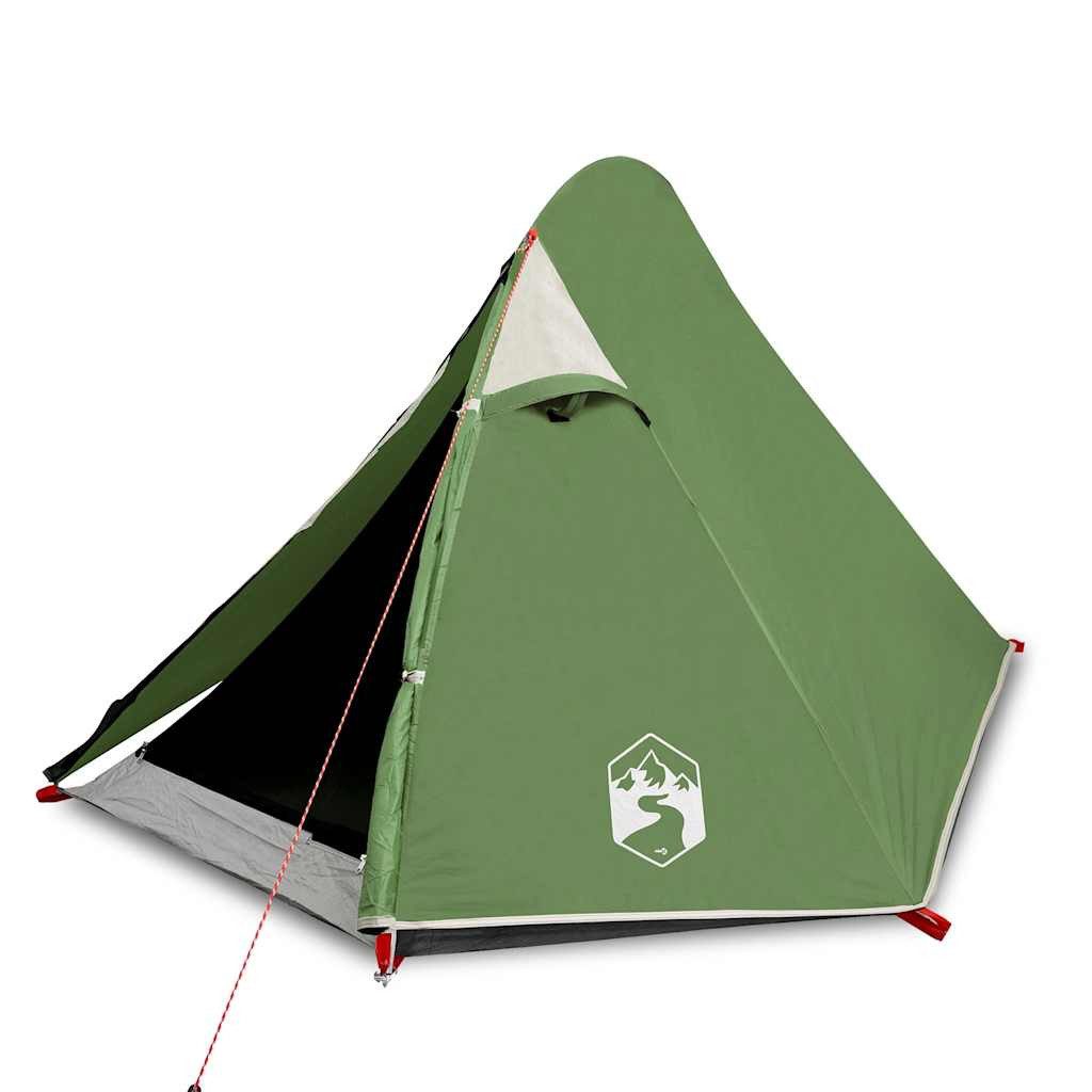 vidaXL Kuppelzelt Kuppel-Campingzelt 2 Personen Grün günstig online kaufen