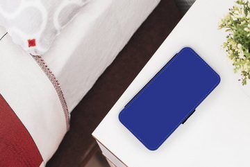 MuchoWow Handyhülle Blau - Einfarbig - Dunkelblau, Handyhülle Telefonhülle Apple iPhone XR